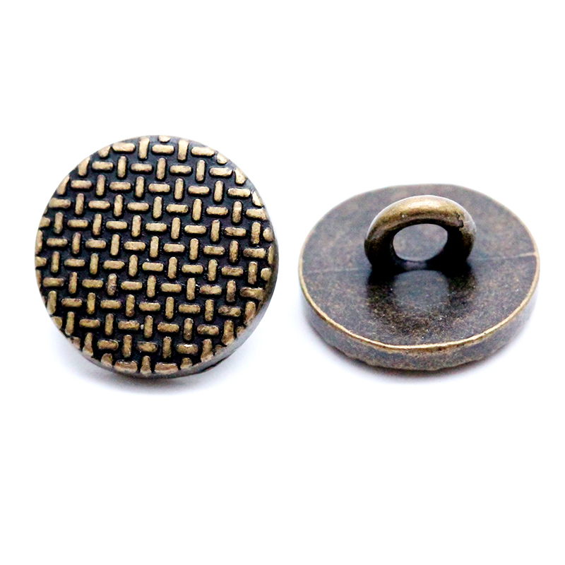 11mm合金线脚钮 编制网格线脚纽