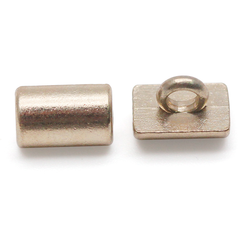 23mm合金梅花铜卜面铜线脚钮-梅花滚仿金-面挂无叻叻