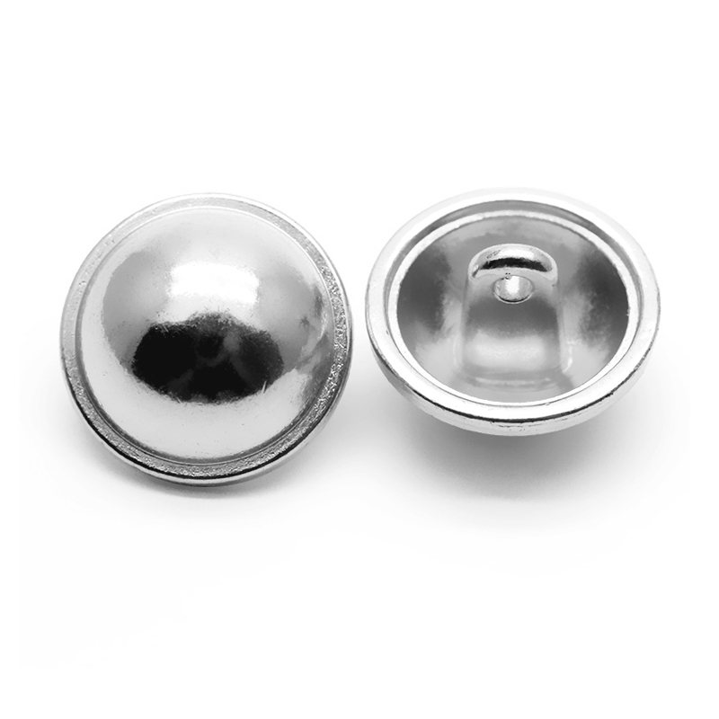 25mm合金半圆衬衫纽扣 压边线脚钮