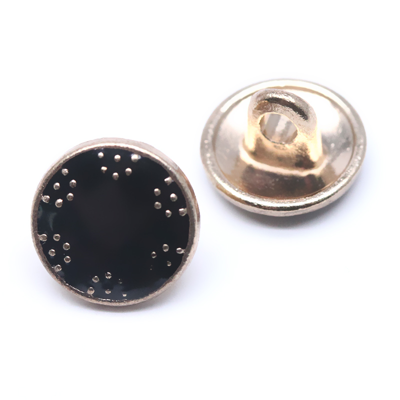 10mm合金小坡面线脚钮 卜面  滴胶面