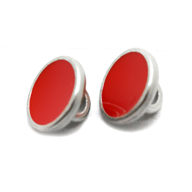 8mm合金光身平面线脚钮滴胶