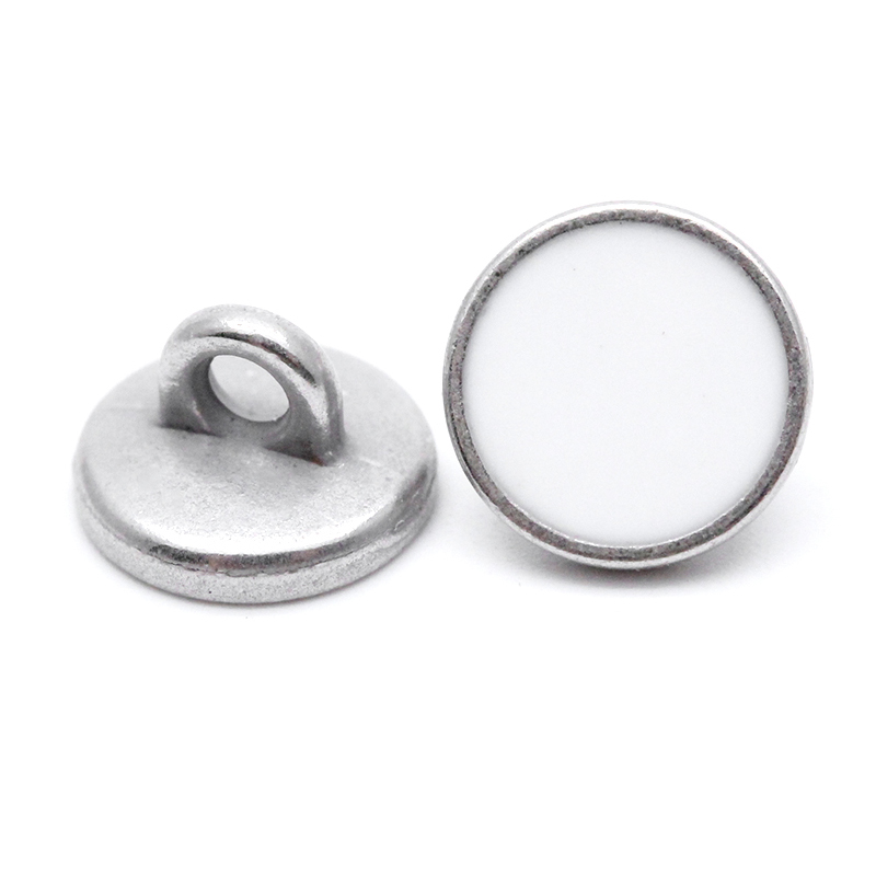 10mm合金光身平面滴胶线脚钮