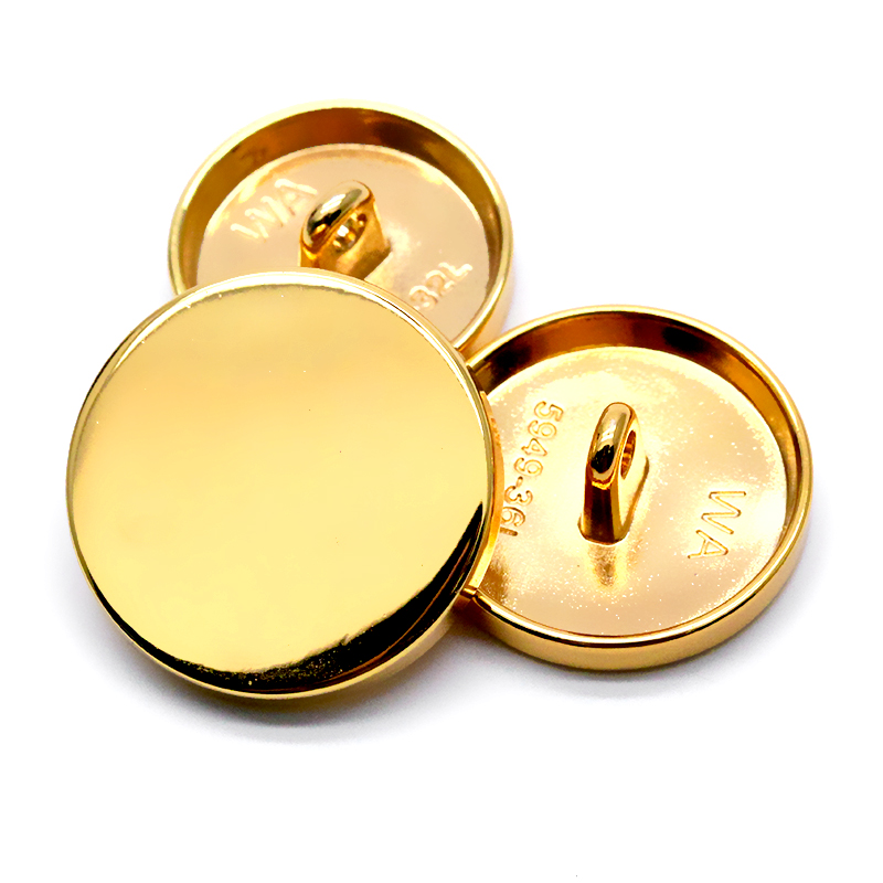 22mm合金光身平面线脚钮