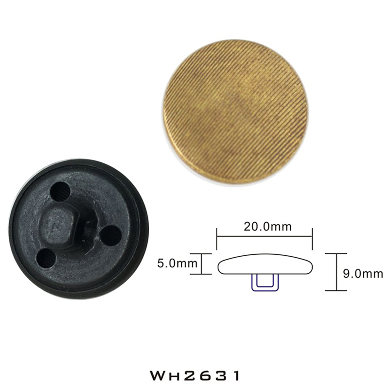 20mm铜穿线脚钮（方脚）