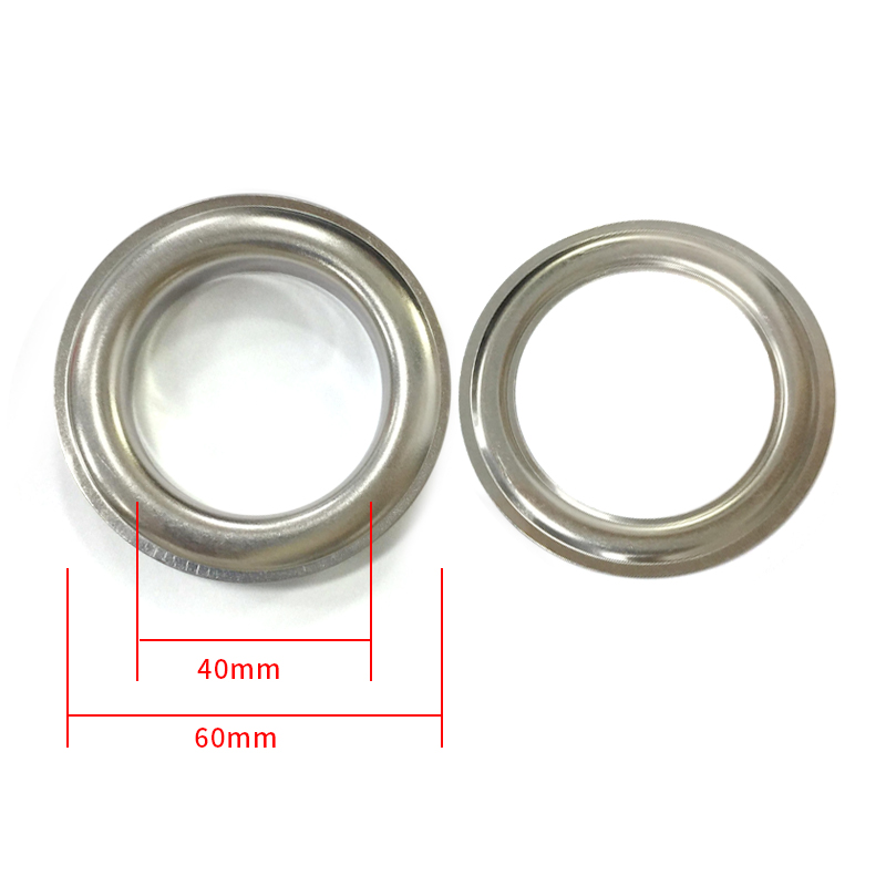 60*40mm 铜圆形压边鸡眼
