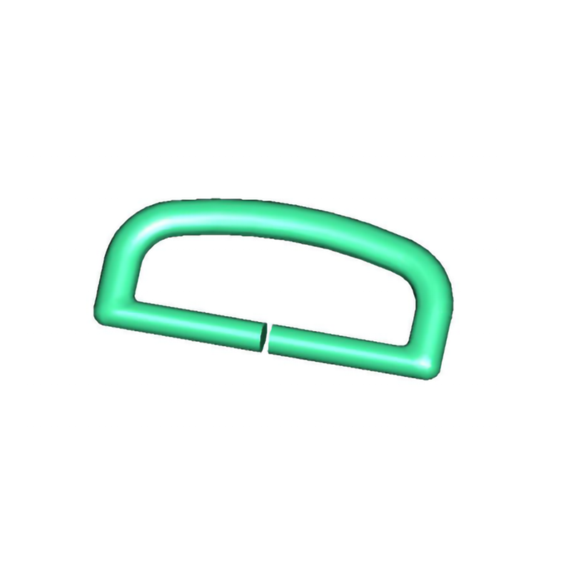 40mm合金D型扣-开切口 长方形