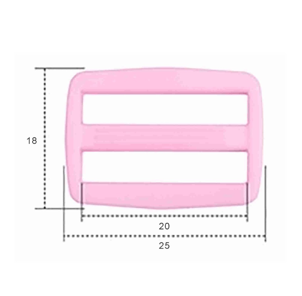 20mm 内径NYLON日字扣加厚三档扣背包书包