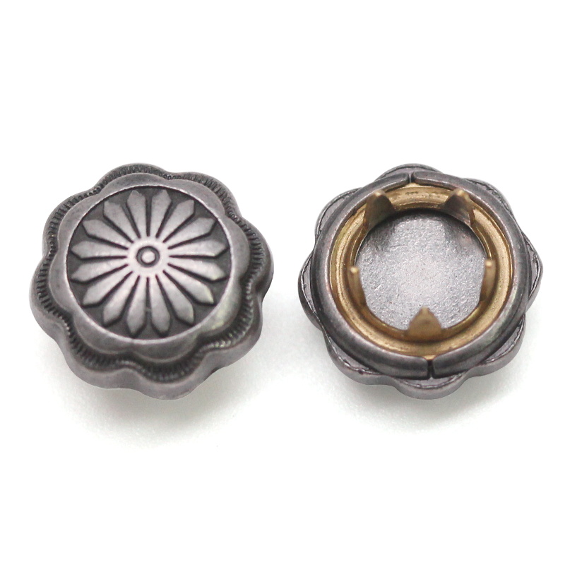 11mm合金太阳花合金面五爪扣