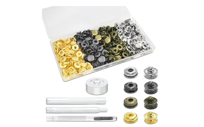 皮革按扣紧固件,金属纽扣按扣按扣