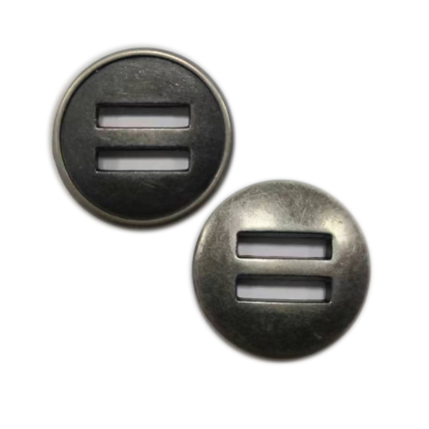 18mm合金两孔桥钮 双孔桥