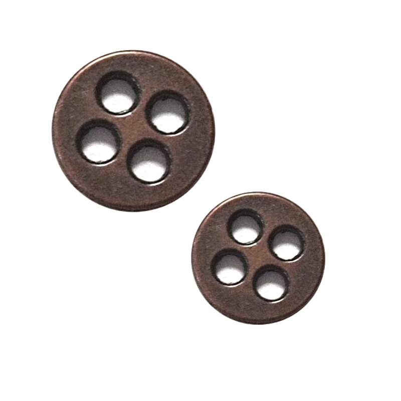 13mm合金双平四孔钮