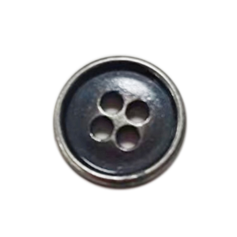 12mm 合金小圆边四孔钮