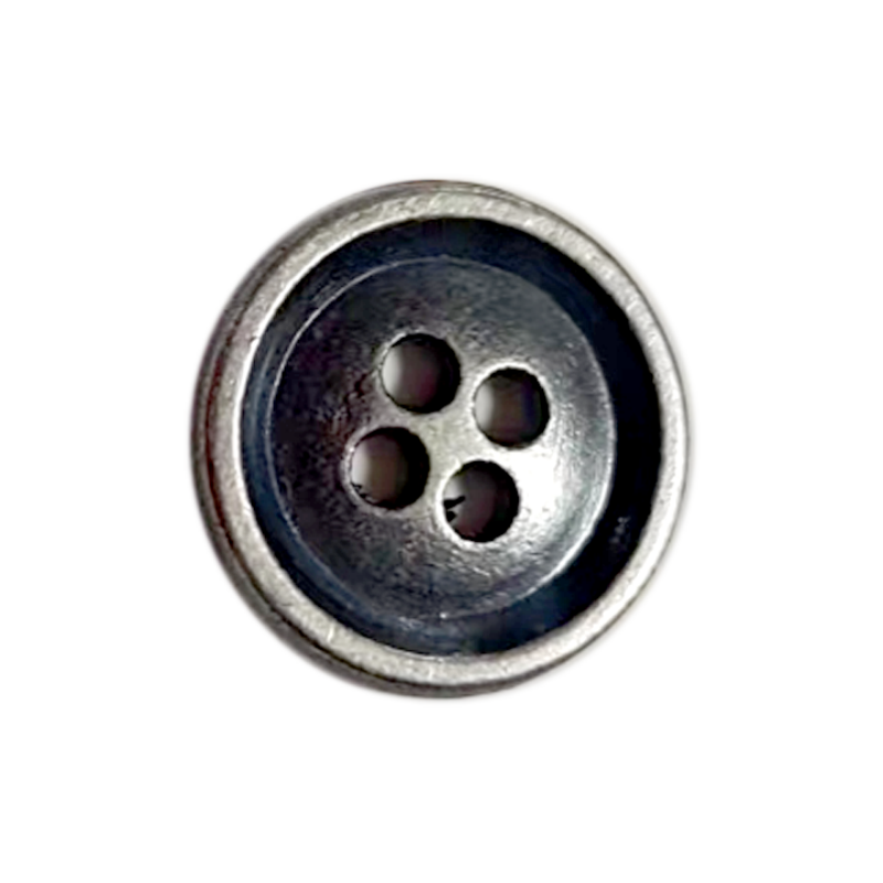 15mm 合金小圆边四孔钮