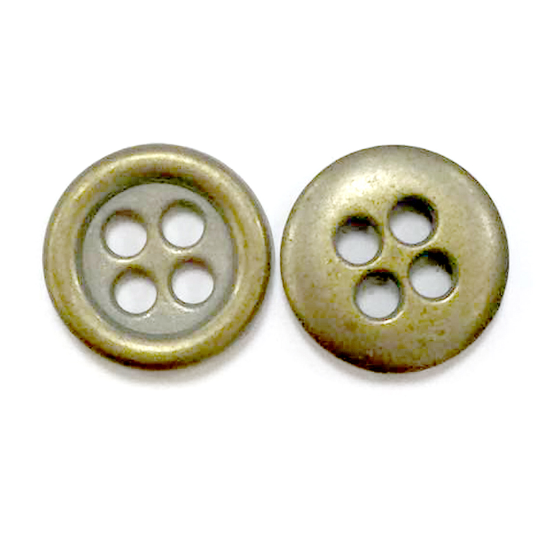 10.5mm 合金光身四孔钮