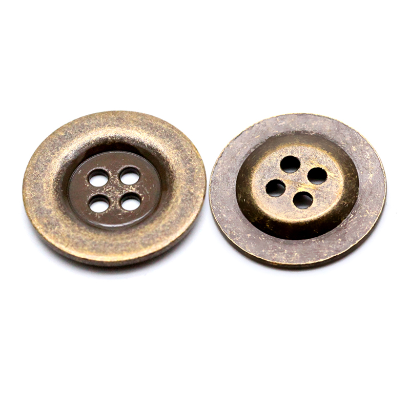20mm合金光身四孔钮