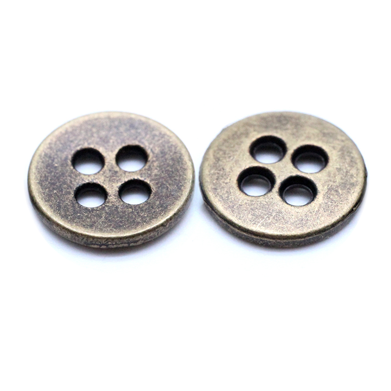 10mm 合金光身四孔钮