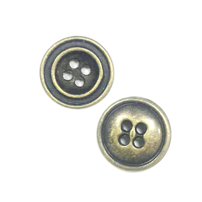 11.5mm四孔钮 双圈纹