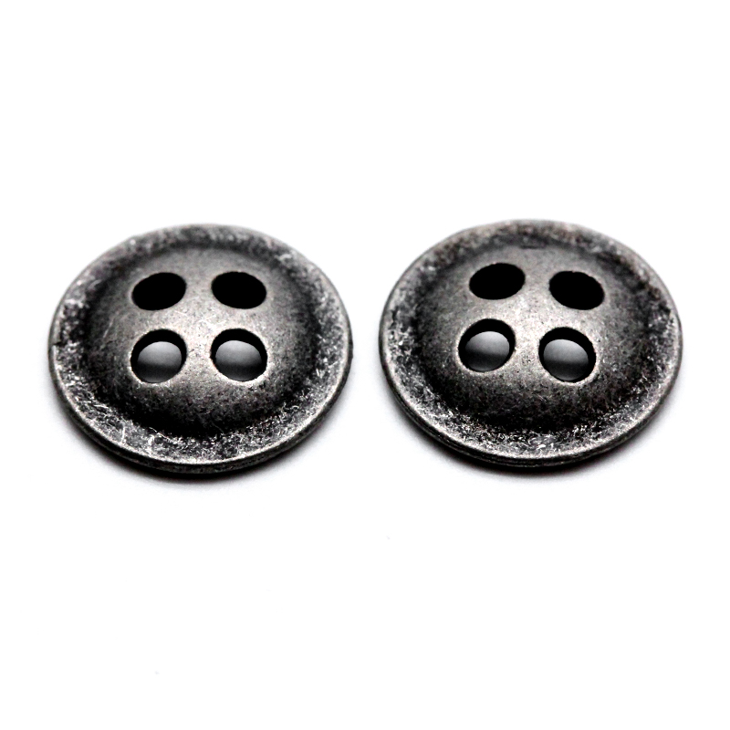 13mm合金四孔钮 点纹  纹理 不规划纹