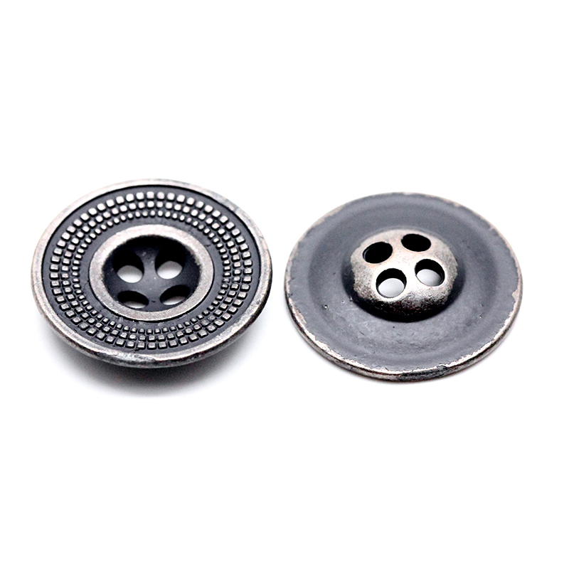 17mm合金四孔钮 点纹  网纹