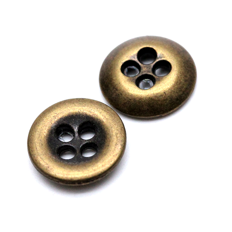 9mm合金四孔钮