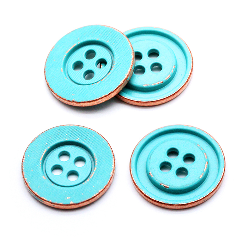 18mm合金四孔钮