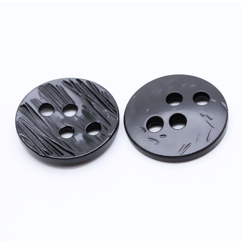 20mm中性合金四孔钮 树纹 裂纹 不规则纹