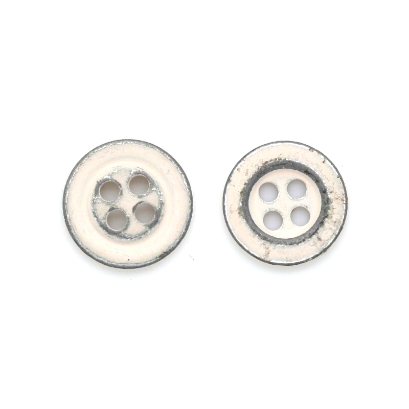 11.5mm合金四孔钮 艺术效果