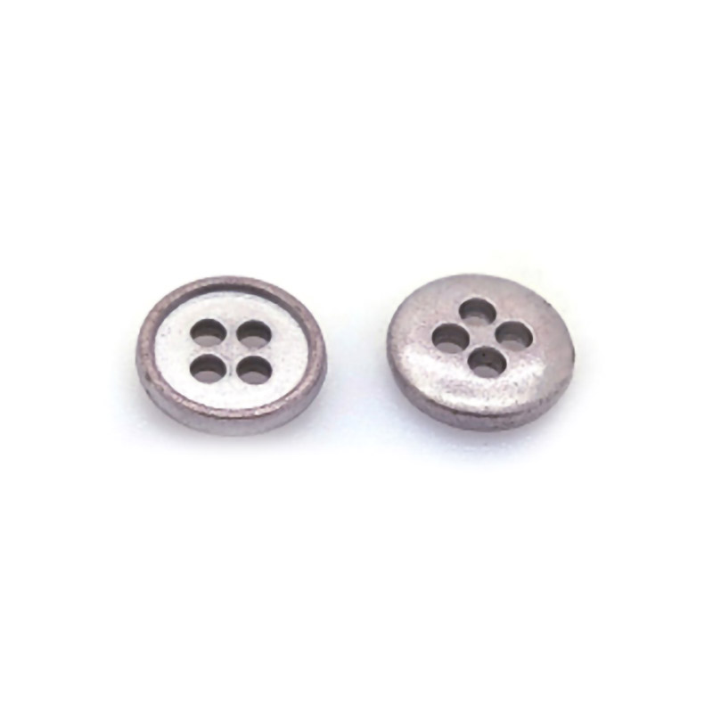 9.5mm合金小圆边四孔钮