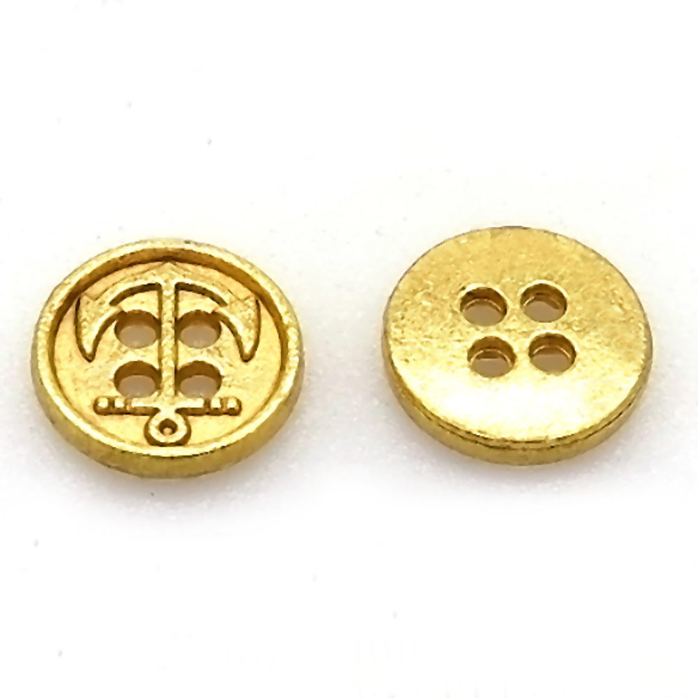 11.5mm合金四孔钮  船锚