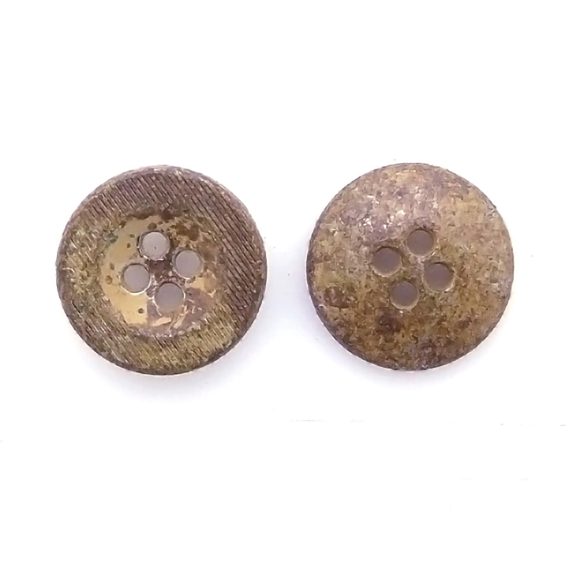 18L-11.5mm条纹合金四孔钮 线条 条线 网纹