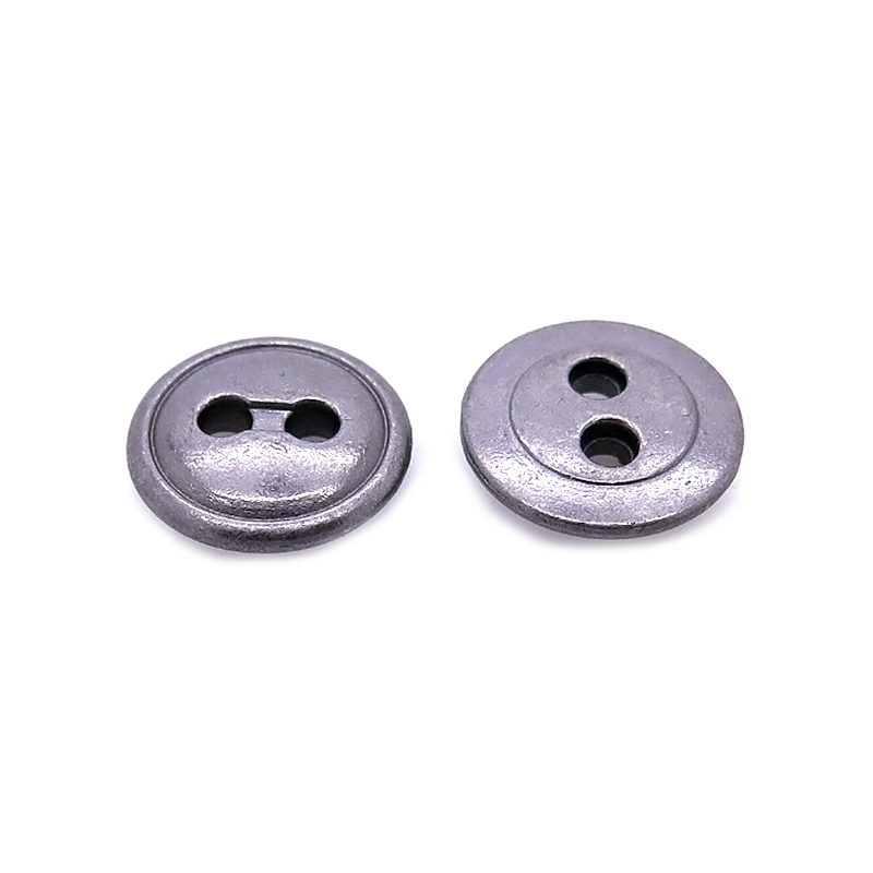 11.5mm合金两孔钮 双凸 双鱼眼