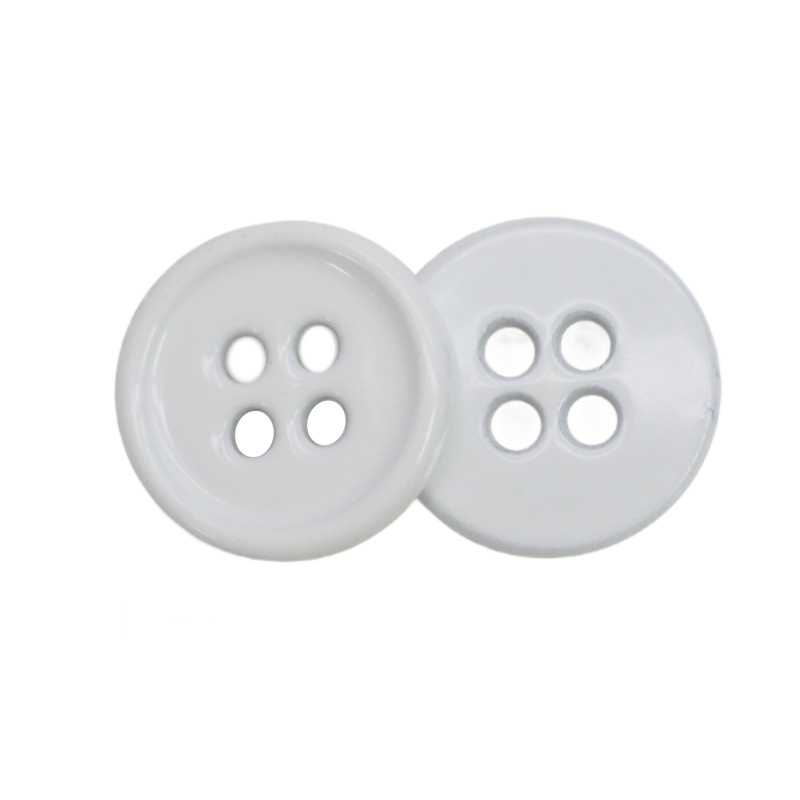 10.3mm小圆边光身合金l四孔钮