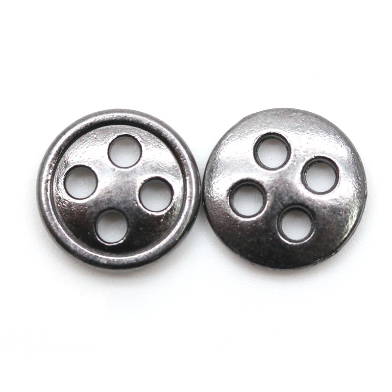 11mm合金四孔钮  凸边