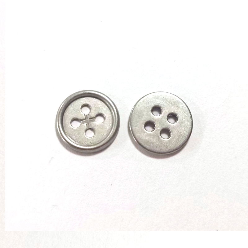 12mm 合金小圆边四孔钮
