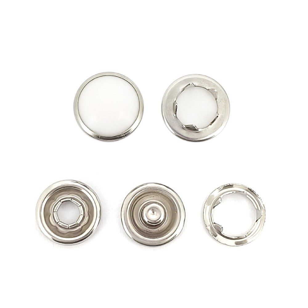 16L-10mm磁白珠光五爪扣 不锈钢