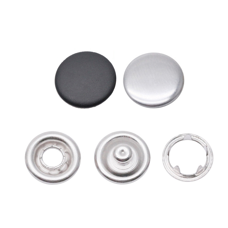 10mm不锈钢包面五爪钮、四合扣