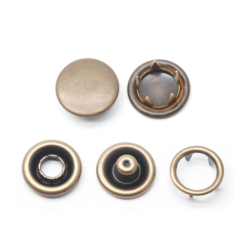 11.5mm光身包面五爪扣 青古铜