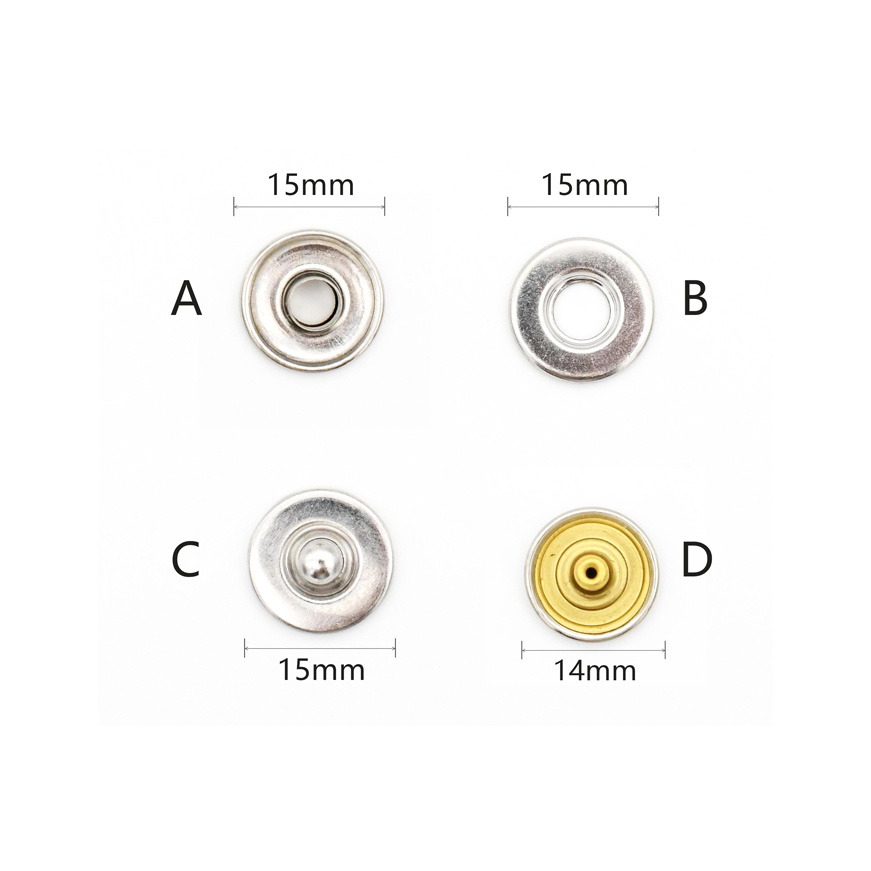 15.0mm水泡钮款磁铁按扣