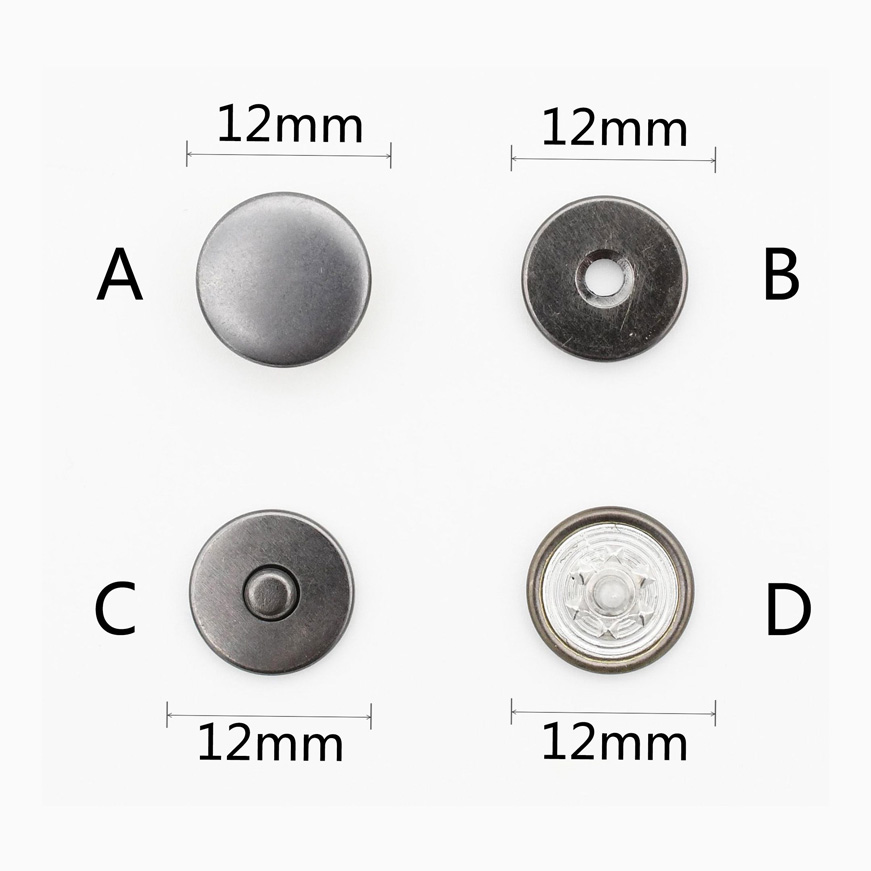 12.0mm小款磁铁四合扣