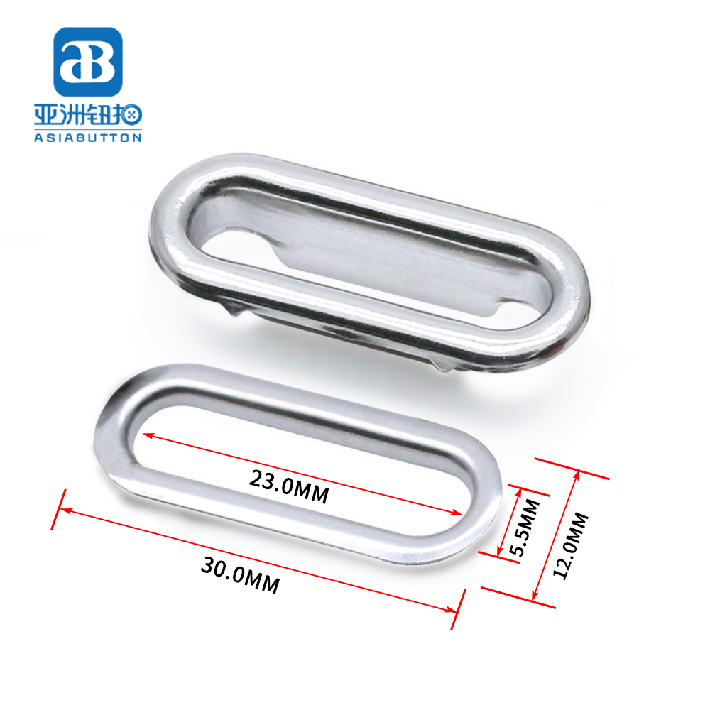 23*5.5mm铜椭圆形鸡眼