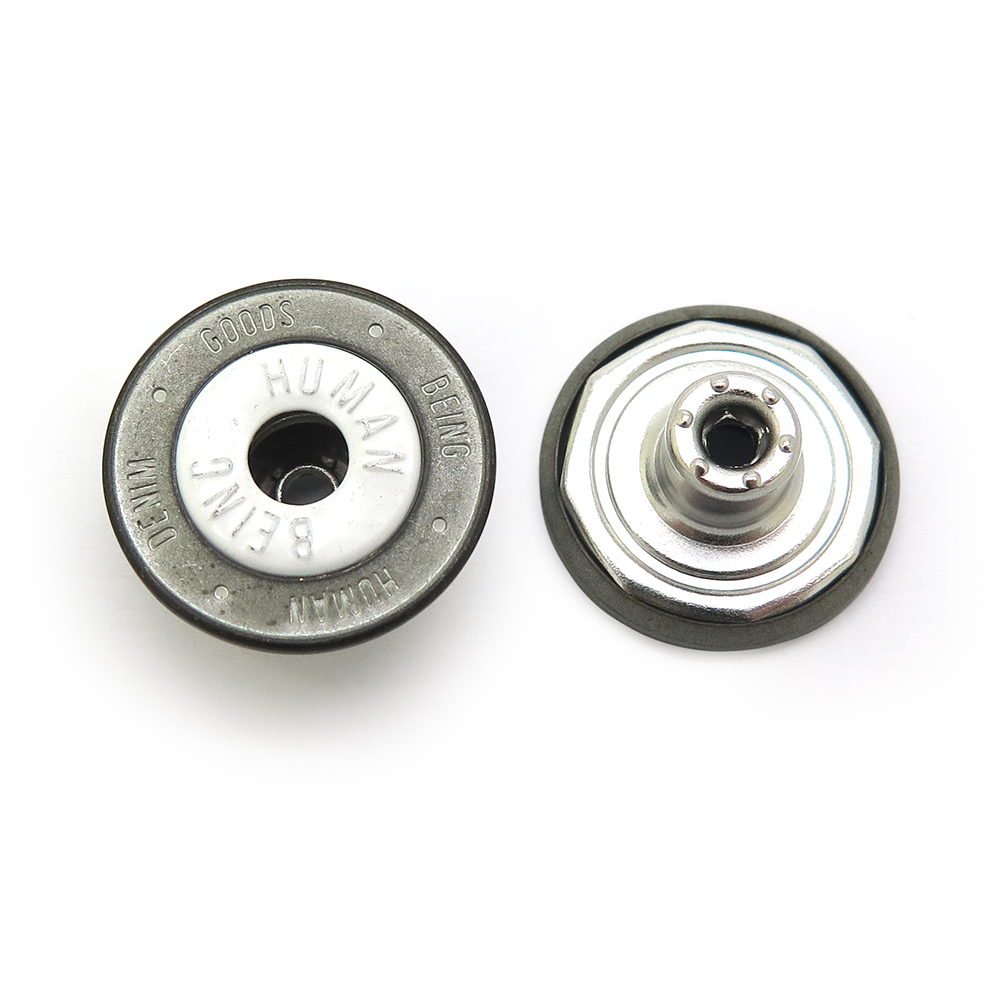 20mm 铜穿孔工字钮双圈工字钮