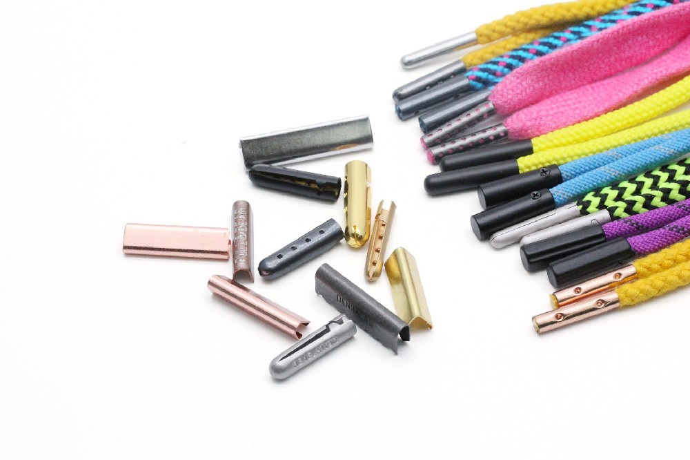 东莞金属尾夹、鞋带头、金属绳头源头生产厂家