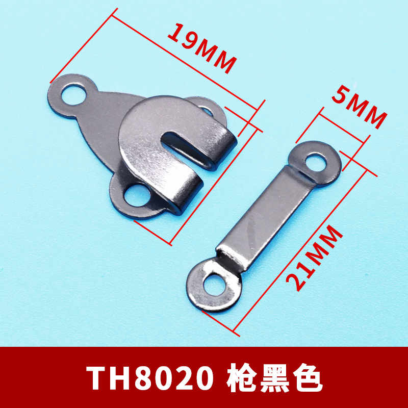 两件套手缝裤扣-钢质 枪黑色