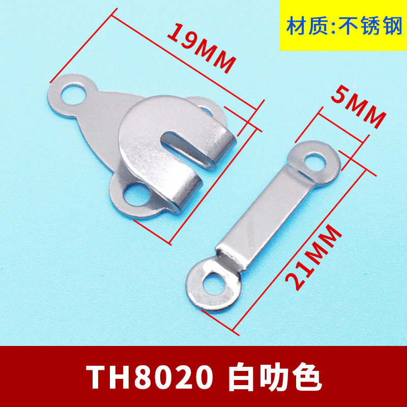 两件套手缝裤扣-钢质 抛光色