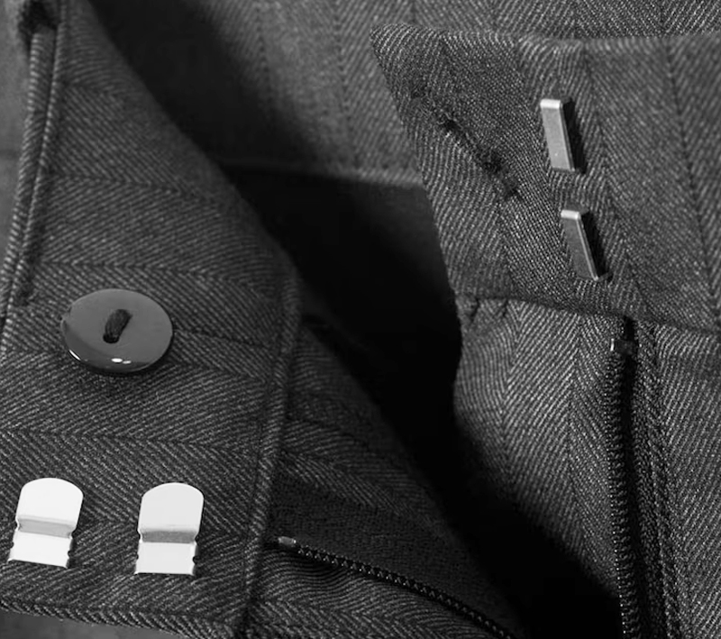 为什么高档 服装品牌选用AB亚洲钮扣的西裤钩、西裤扣 ？