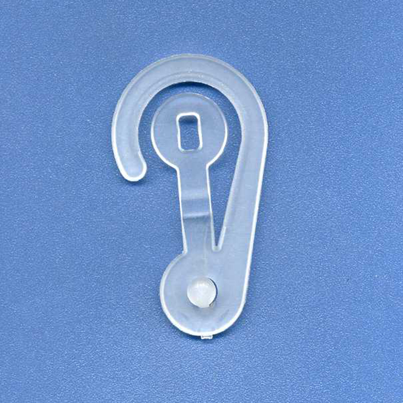 伊维森袜钩 PP透明塑料挂钩 袜子内衣内裤折叠按扣钩袋钩商标吊勾