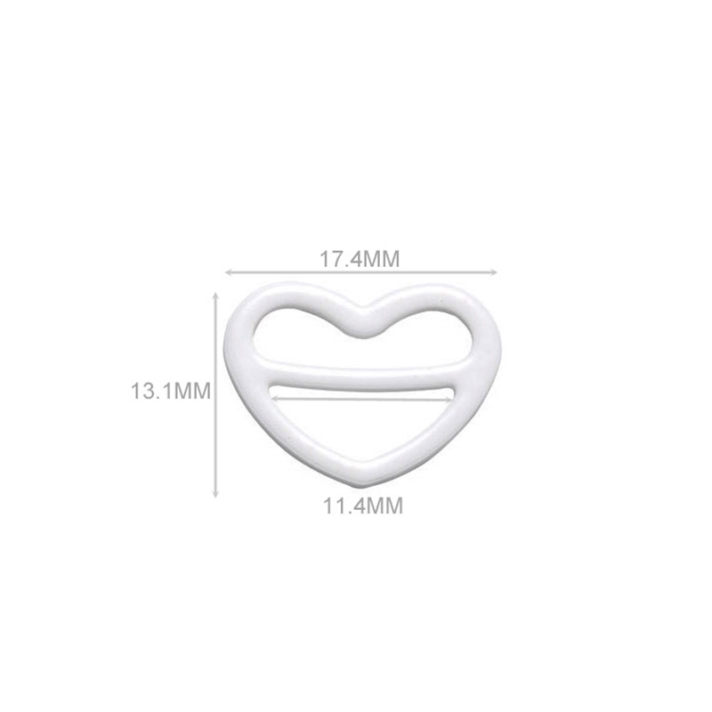 11.5mm心形金属文胸扣