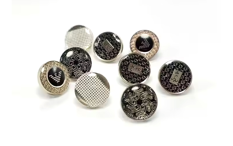 Asiabutton:  Excellence in Metal Alloy Sew on Button Epoxy  for brand garment