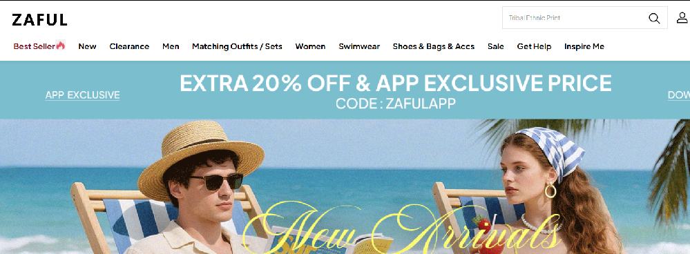 Zaful是一个全球快时尚购物品牌和潮流聚集地