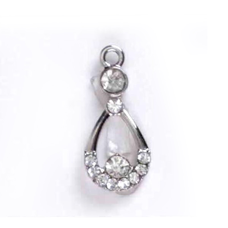 内衣坠链：梨形圆形 泪珠钻石耳坠项链